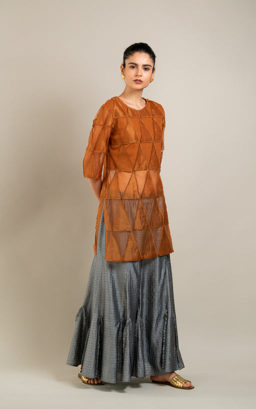 BIRDWALK PATCH WORK  TOP