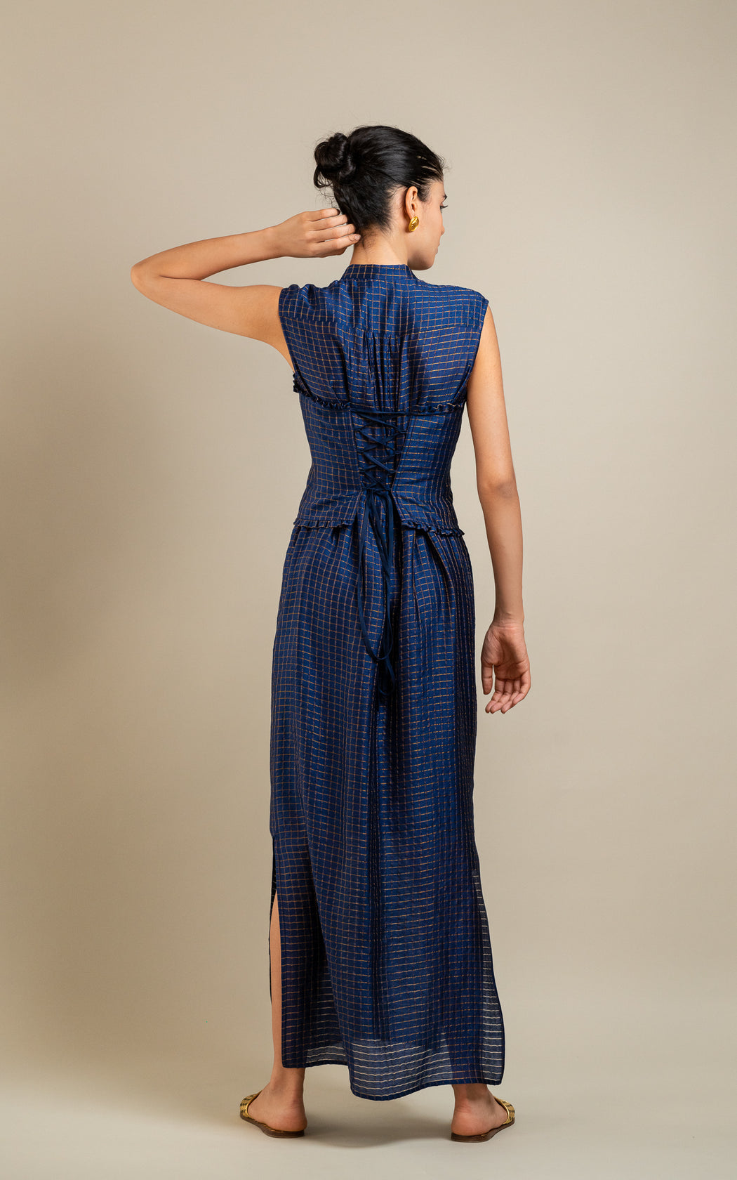 BIRDWALK CORSET SHIRT DRESS