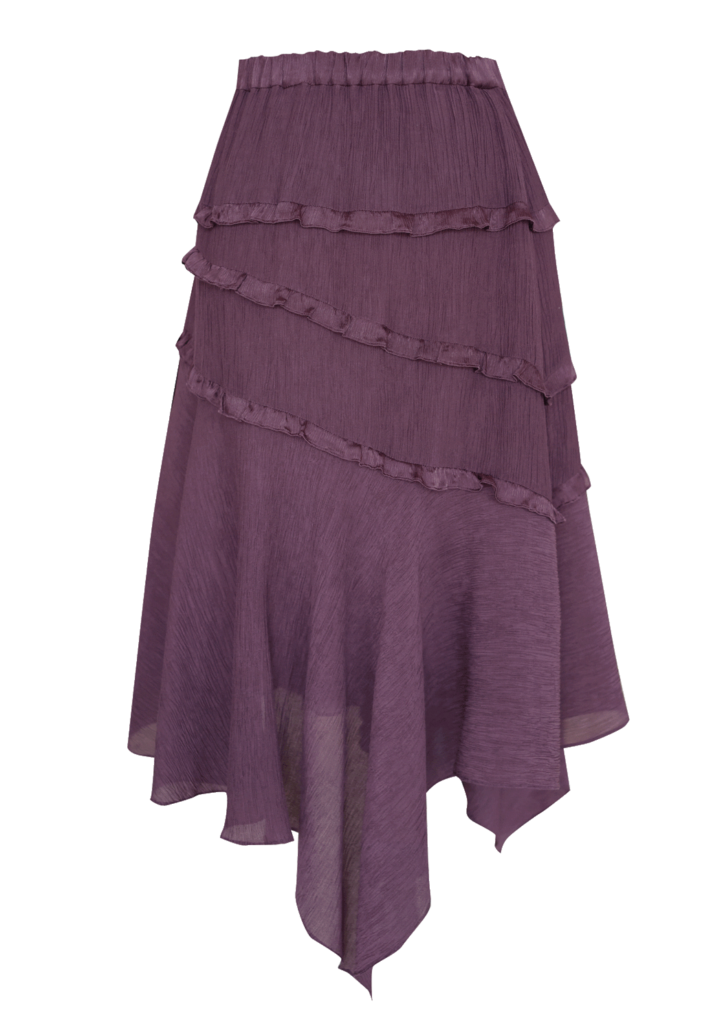 ASYMMETRIC GYPSY SKIRT I BOHEMIAN SUMMER RESORT SKIRT BIRDWALK